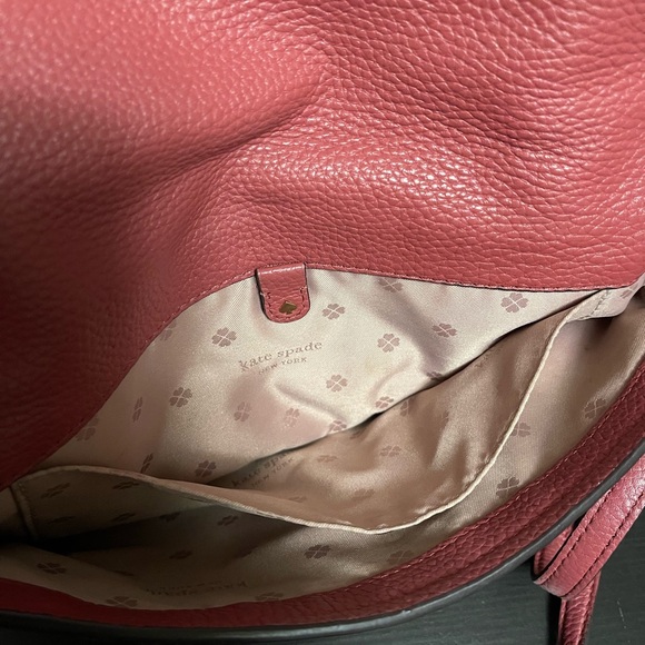 Kate Spade Rose Leather Shoulder Bag - Picture 2 of 2